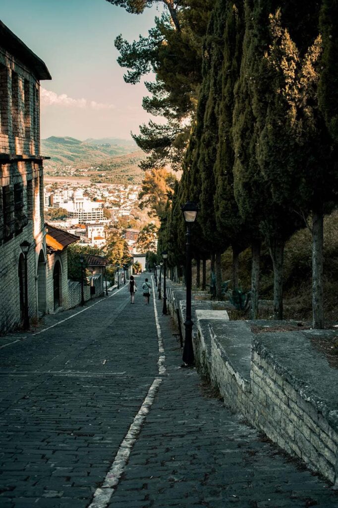 Berat streets and nature